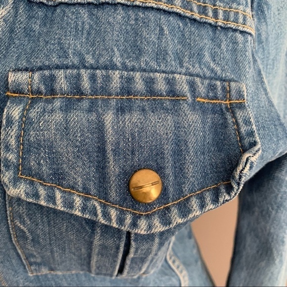 Rare Vintage 70’s H.A.S.H Hash Jeans- Jean Jacket Small/Medium - Picture 6 of 10